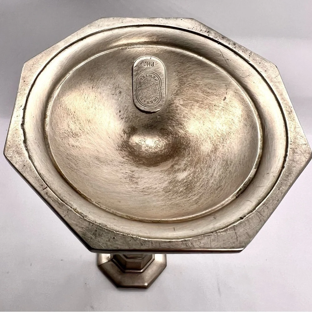 Vintage Gorham Pewter Candlestick